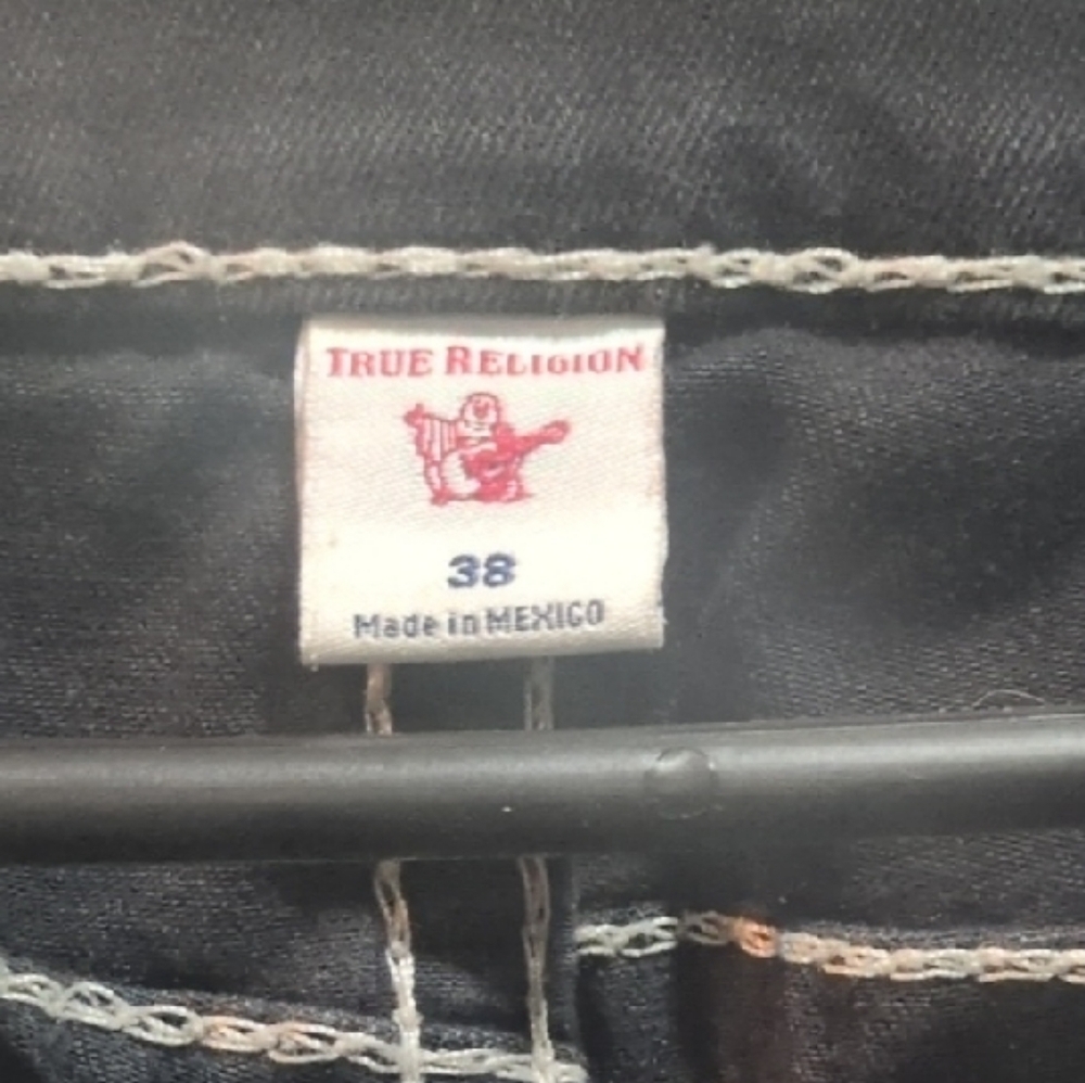 True Religion Dark Denim with White Stitching